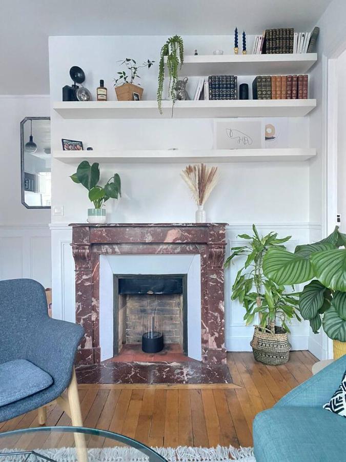 Appartement Buttes Chaumont Parijs Buitenkant foto